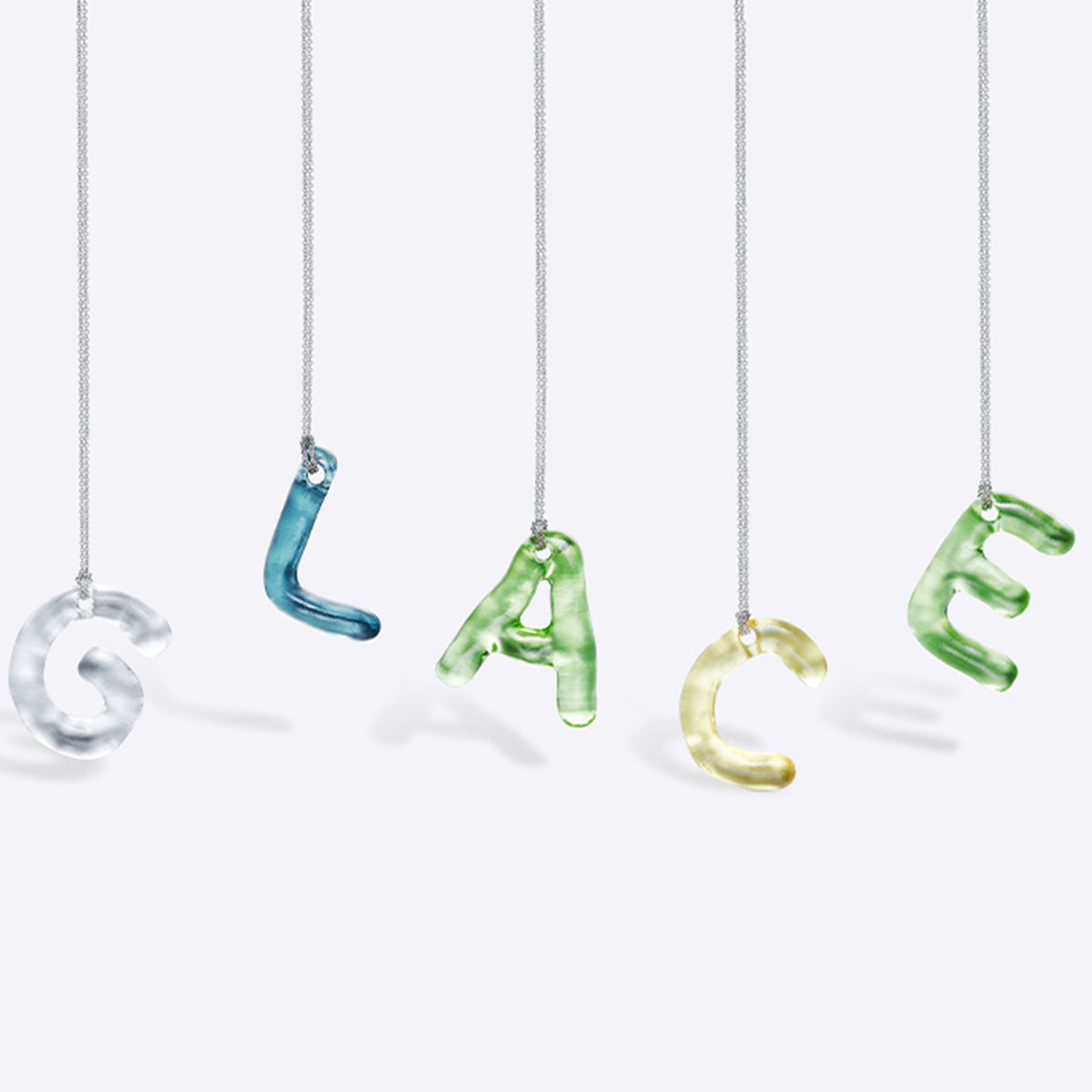 Alphabet Series Silver Necklaces For Women