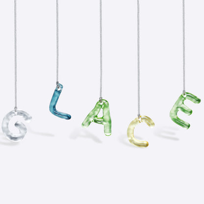 Alphabet Series Silver Necklaces For Women