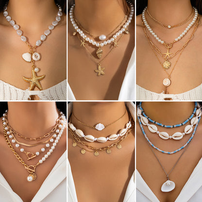 Pendant Pearl Collection Necklace for Women