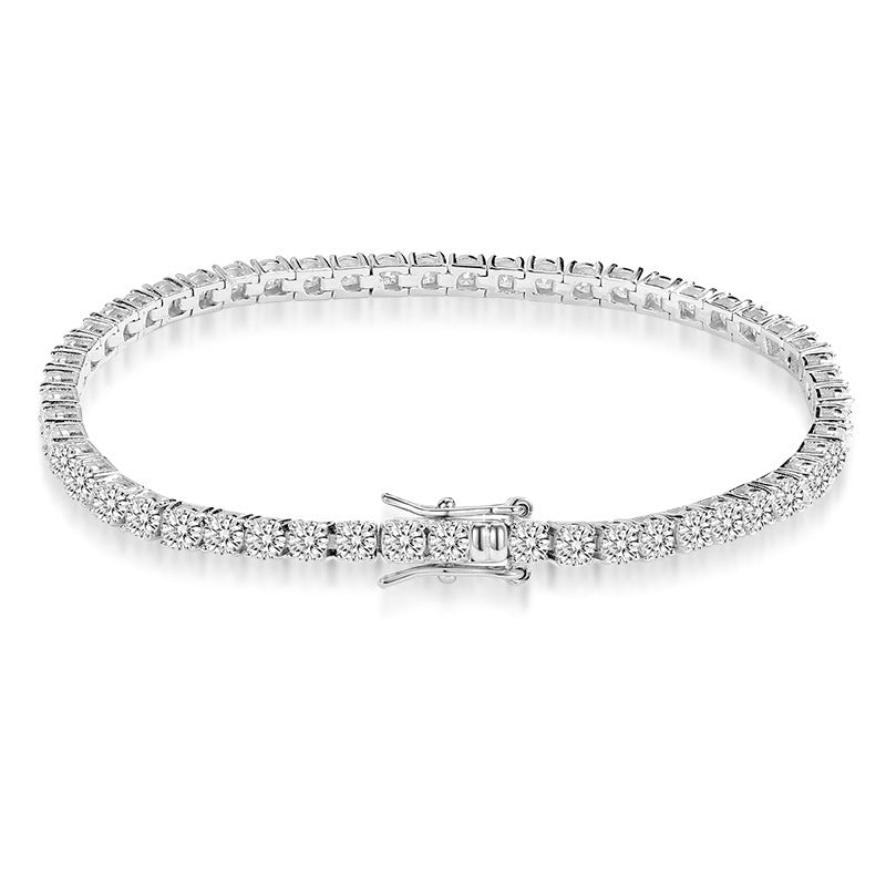 Fashion Moissan Diamond S925 Bracelet for Women