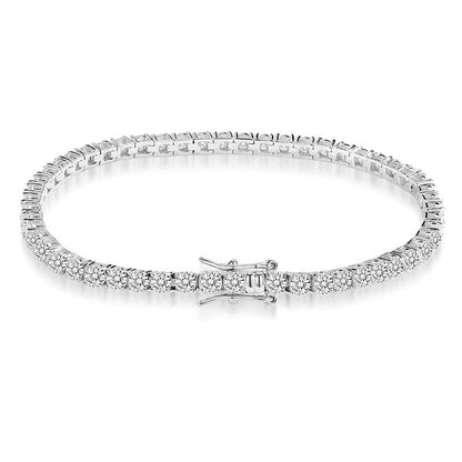 Fashion Moissan Diamond S925 Bracelet for Women