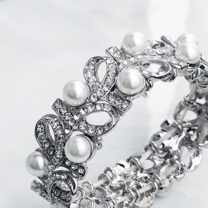 Pearl Silver Bracelet for Women