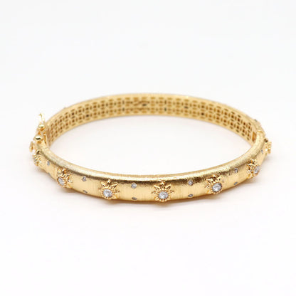 18K Gold Plated Gemstone Bracelet for Women