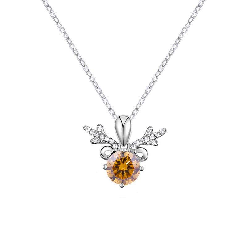 S925 Fashion Moissanite Diamonds Necklace for Women