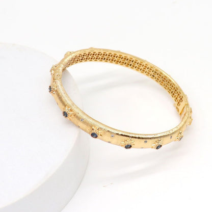 18K Gold Plated Gemstone Bracelet for Women