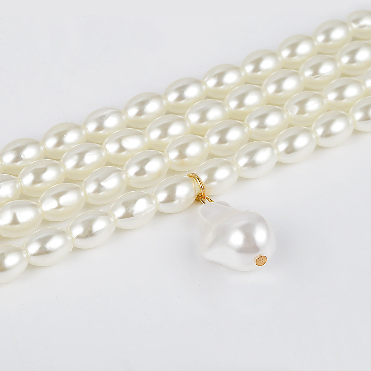 Stacked Pearls Necklace for Women