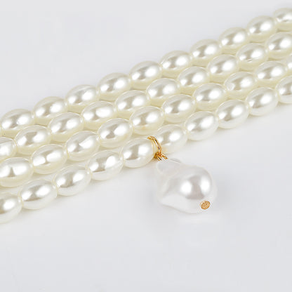 Stacked Pearls Necklace for Women