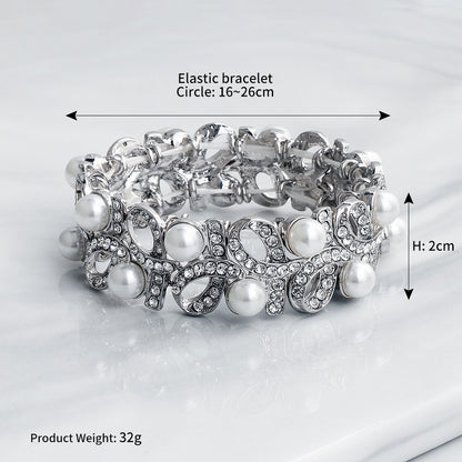 Pearl Silver Bracelet for Women