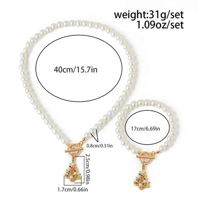 Pendant jewelry set for women (necklace/bracelet)