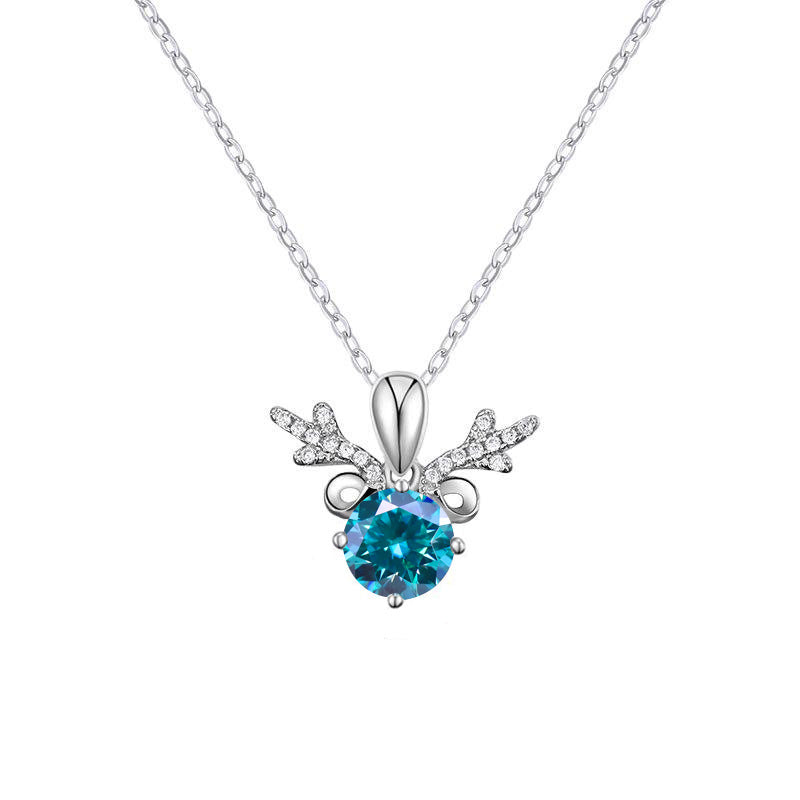 S925 Fashion Moissanite Diamonds Necklace for Women