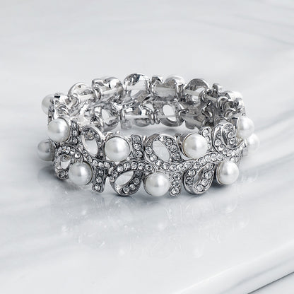 Pearl Silver Bracelet for Women