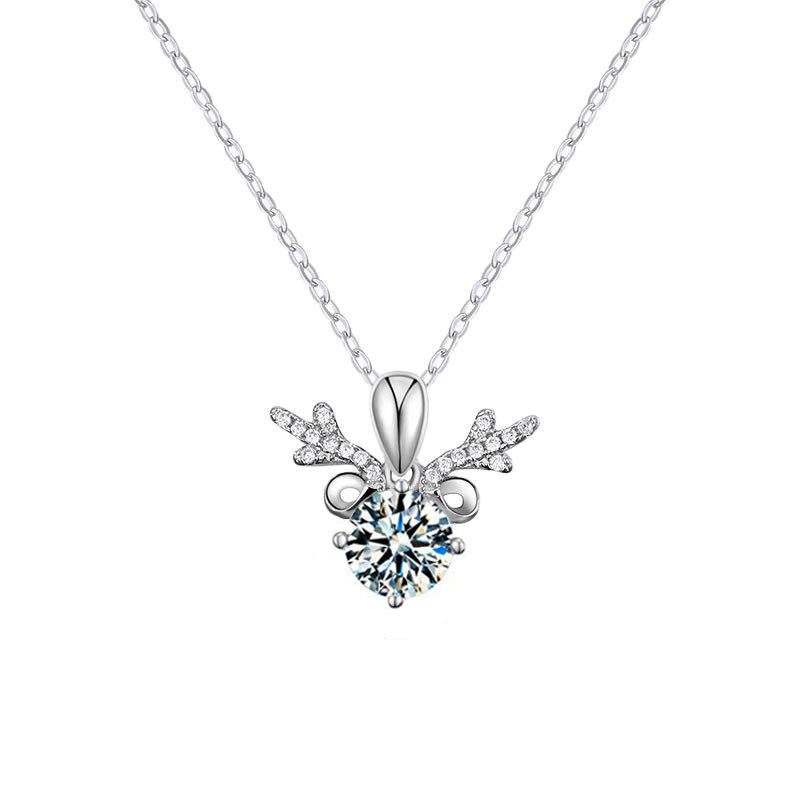 S925 Fashion Moissanite Diamonds Necklace for Women