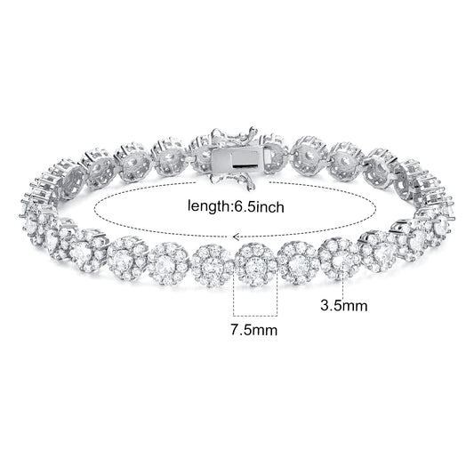 S925 Moissan Diamond Necklace for Women