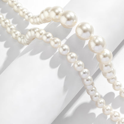 Stacked Pearl Necklace for Women