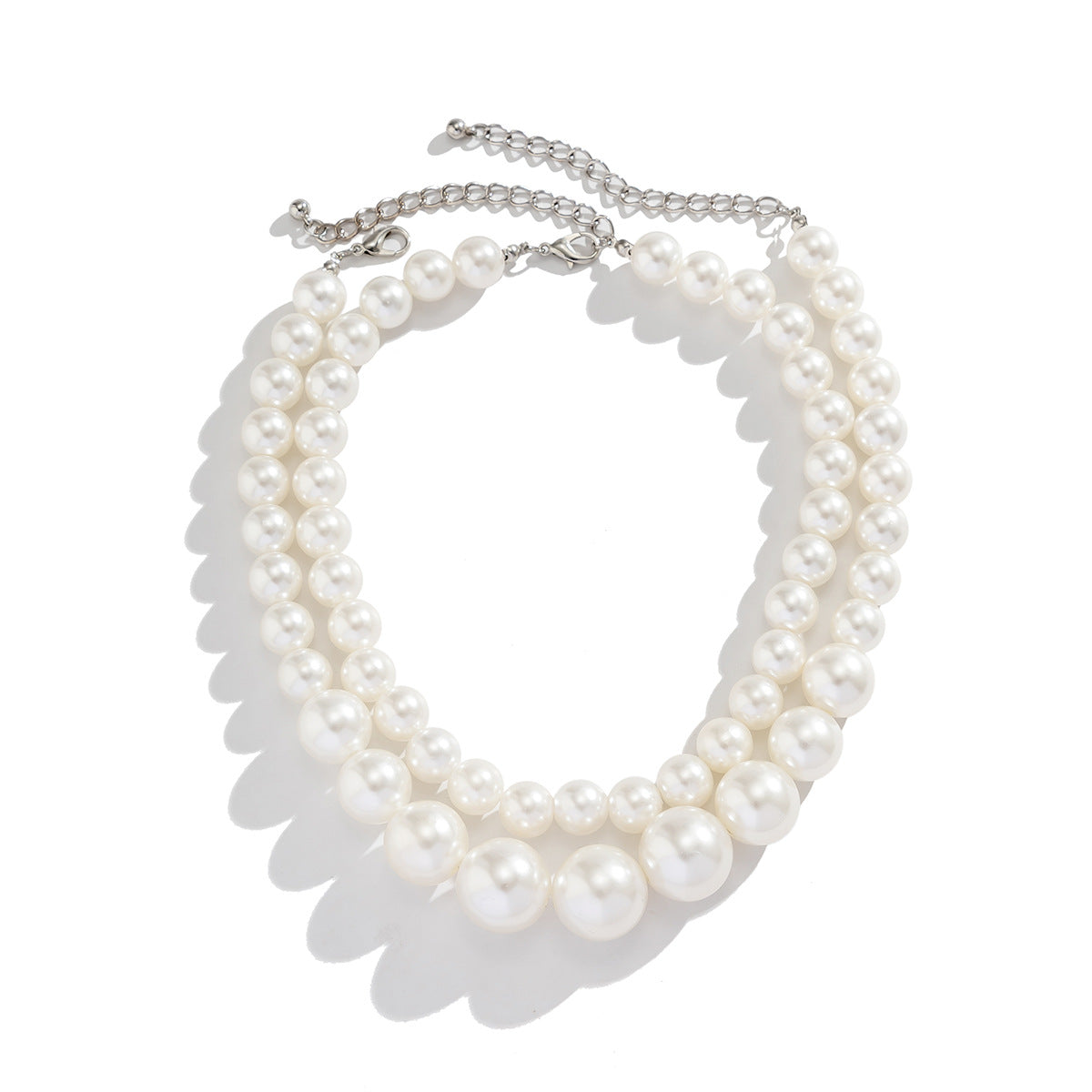 Stacked Pearl Necklace for Women