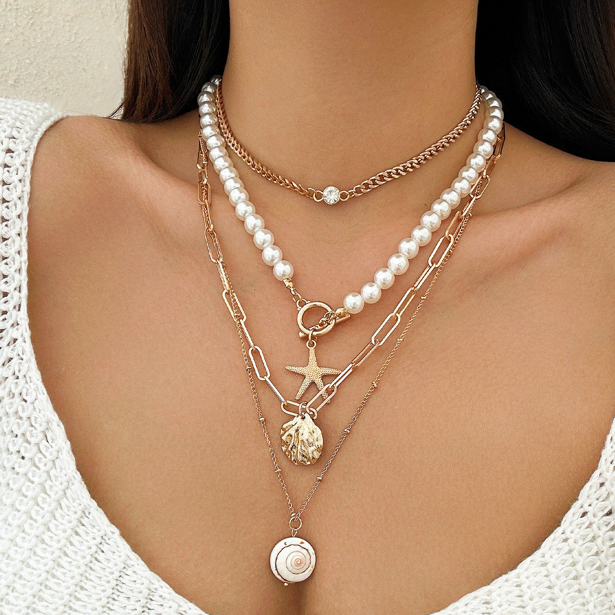 Pendant Pearl Collection Necklace for Women