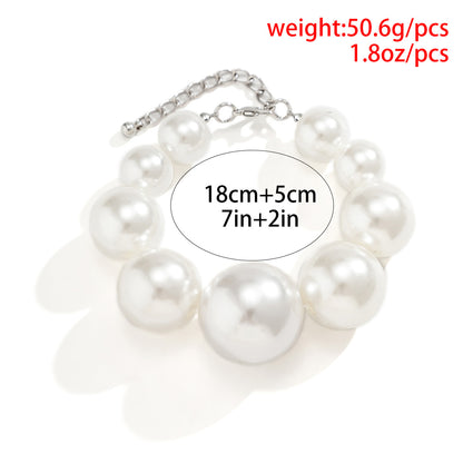 Pearl Collection Set for Women (Necklace/Bracelet/Earrings)