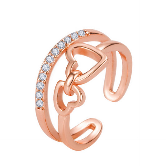 S925 Heart Series Women's Rings