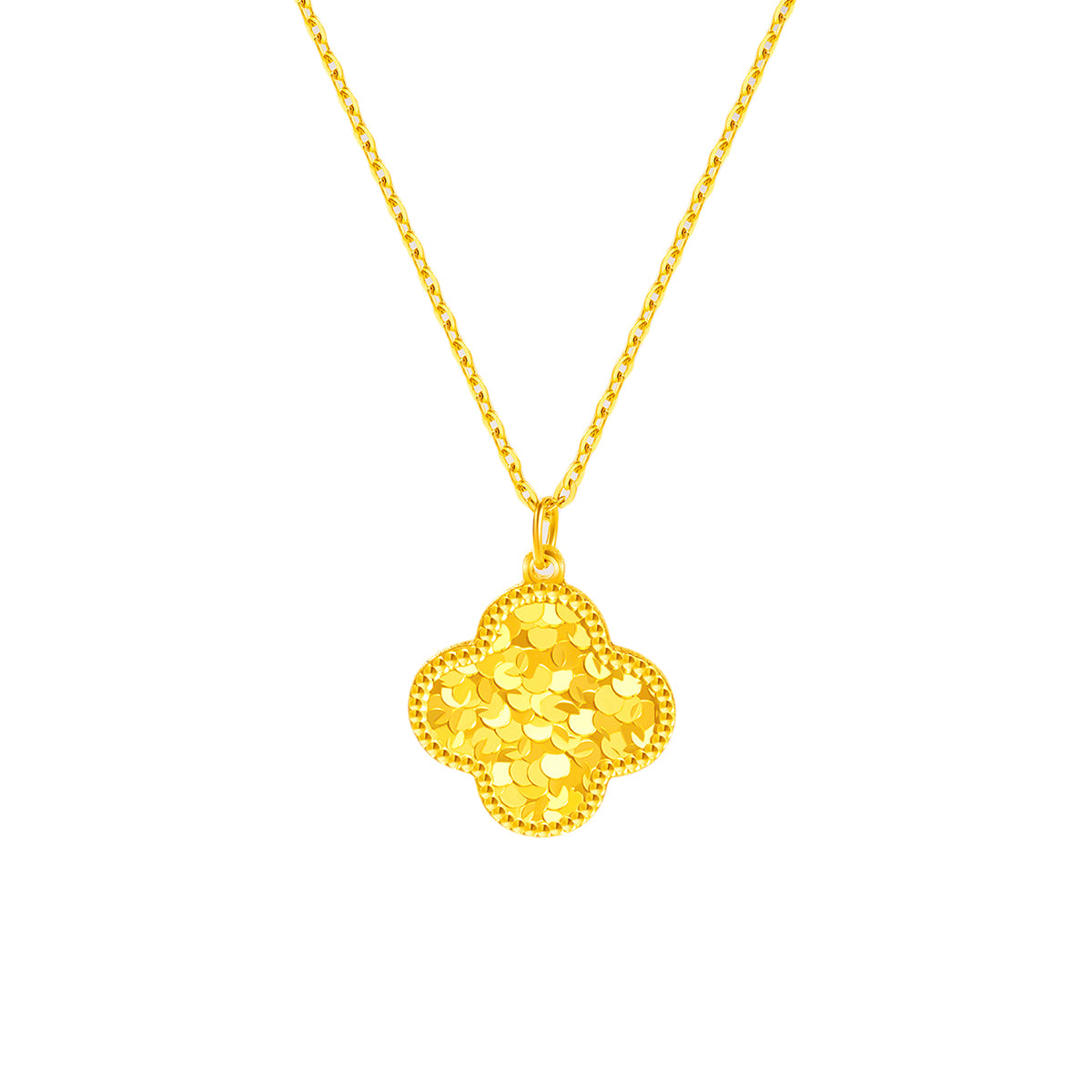 Four leaf clover 18K Women's Necklace