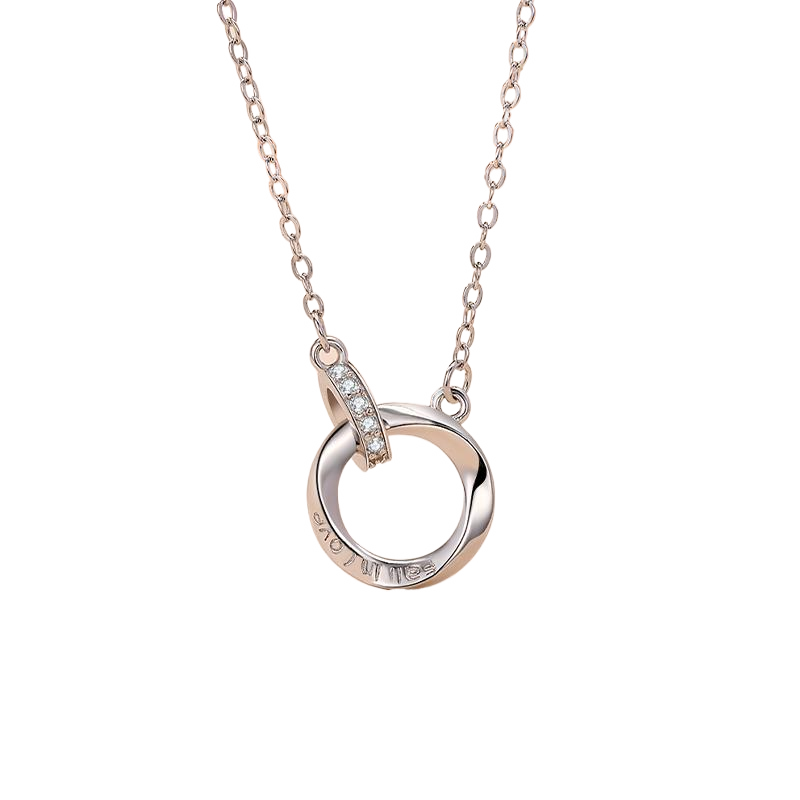 Möbius Series Gold/Silver Necklace For Women