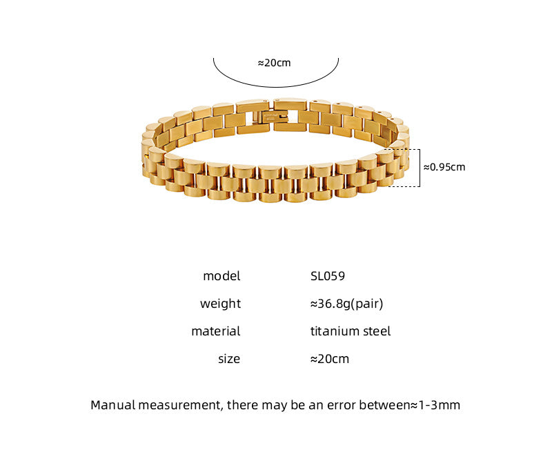 Cuban Collection Gold Bracelet for Women