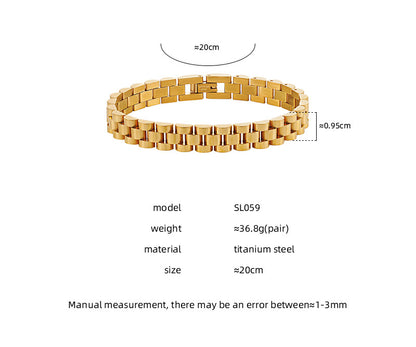 Cuban Collection Gold Bracelet for Women