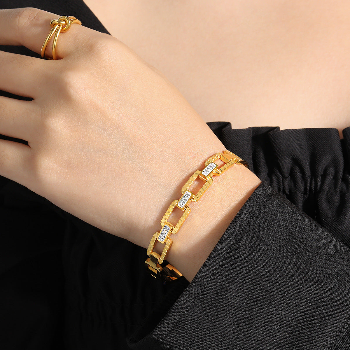 Skeleton Series Gold Bracelet Women