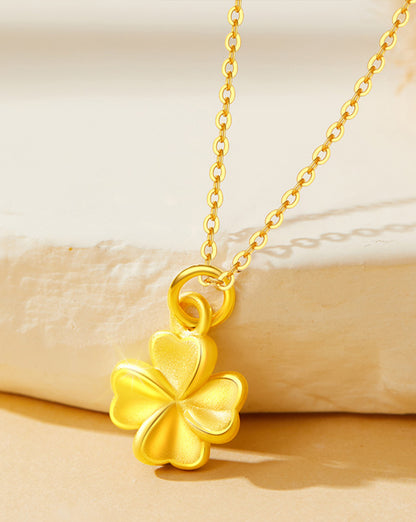 Four leaf clover 18K Women's Necklace