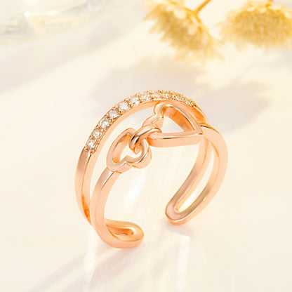 S925 Heart Series Women's Rings