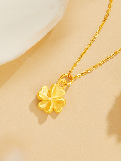 Four leaf clover 18K Women's Necklace