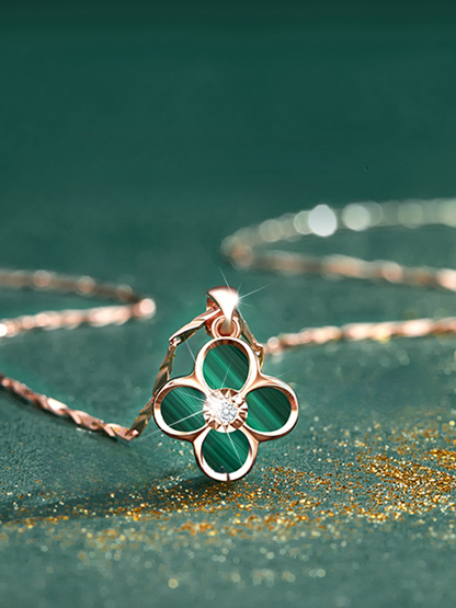 Four leaf clover 18K Women's Necklace