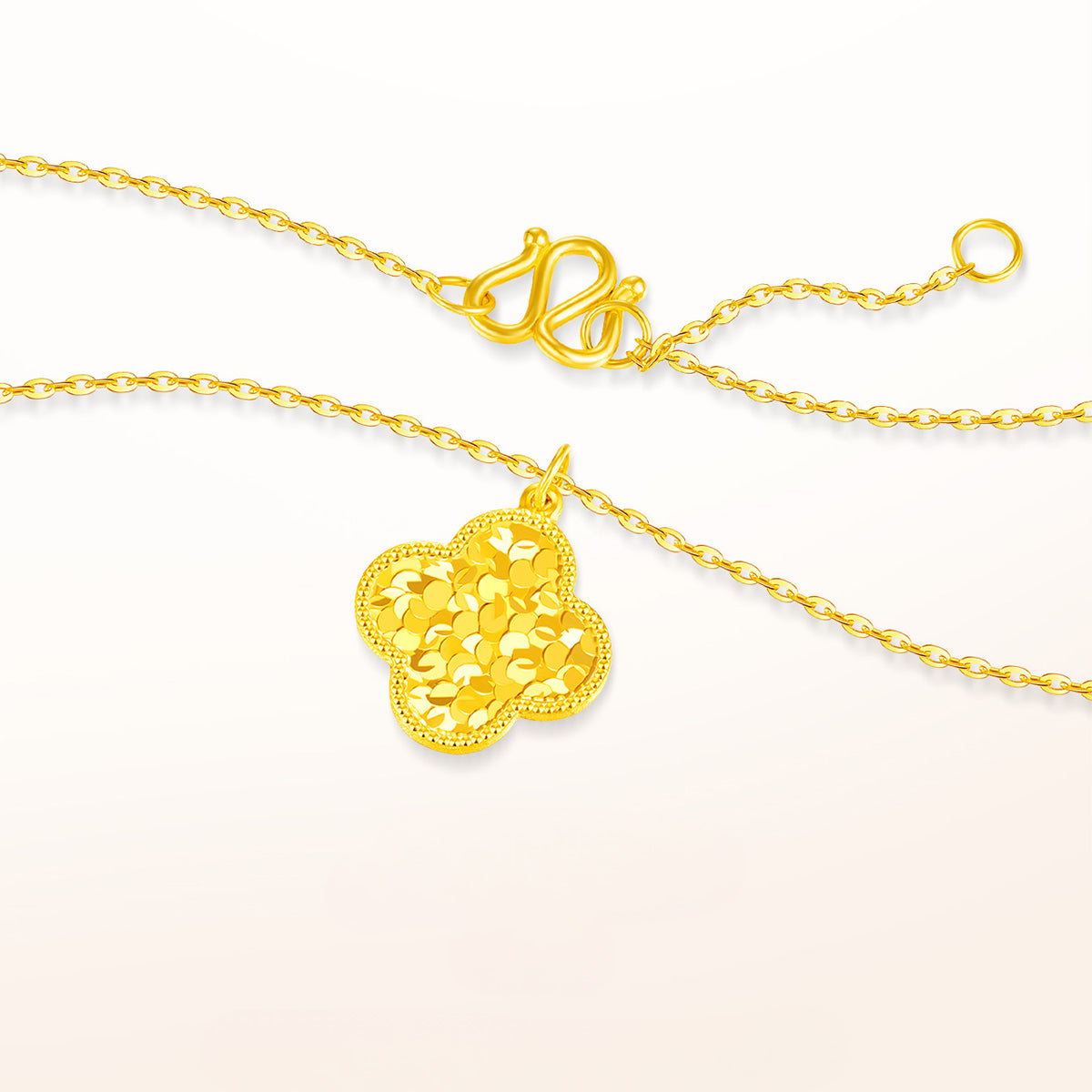 Four leaf clover 18K Women's Necklace