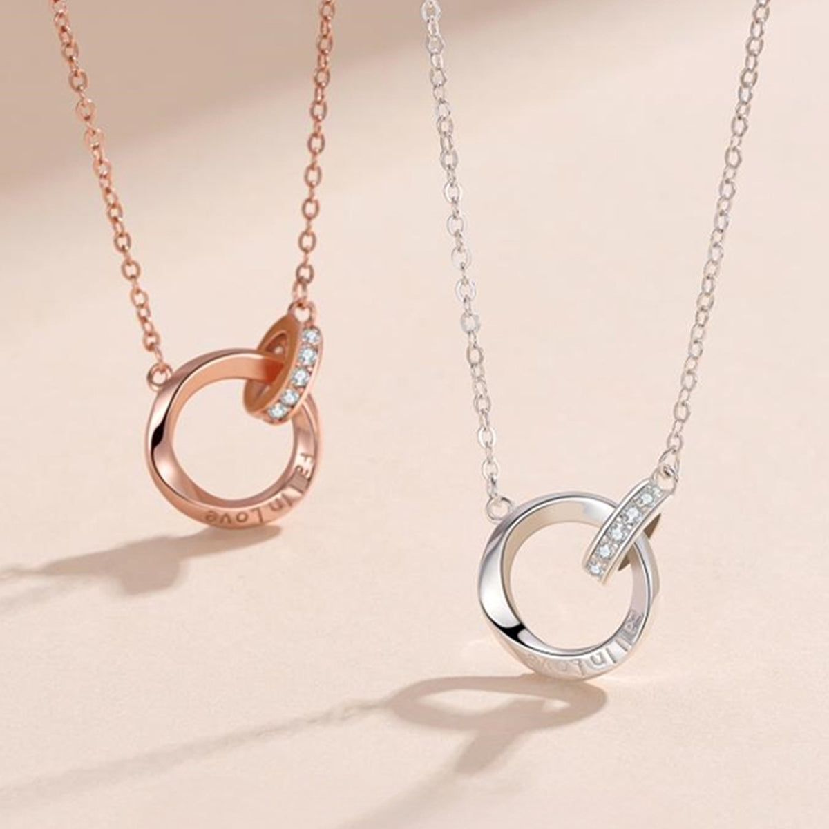 Möbius Series Gold/Silver Necklace For Women