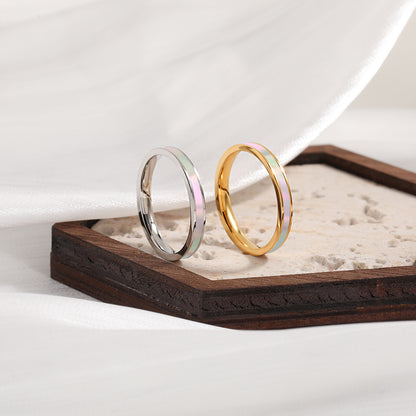 Vegetarian Pearl Gold Rings For Women