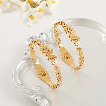 Butterfly Series  Gold Bracelet for Women