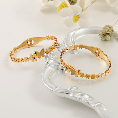 Butterfly Series  Gold Bracelet for Women