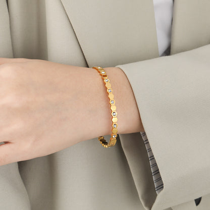 Beehive Series Gold Bracelet for Women