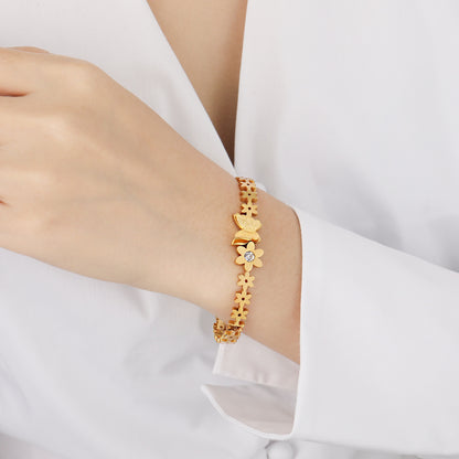 Butterfly Series  Gold Bracelet for Women