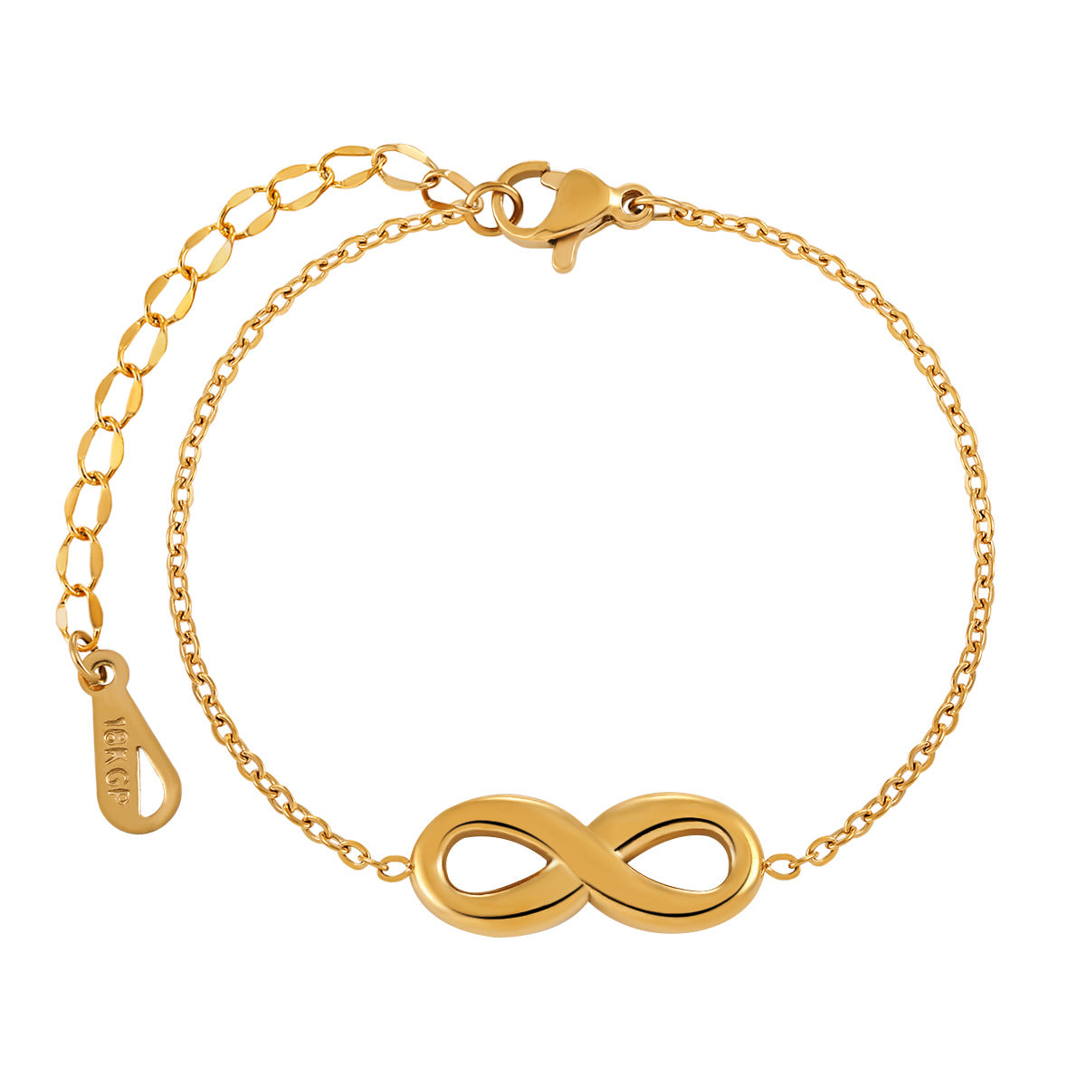 Number 8 Series Gold Bracelet for Women