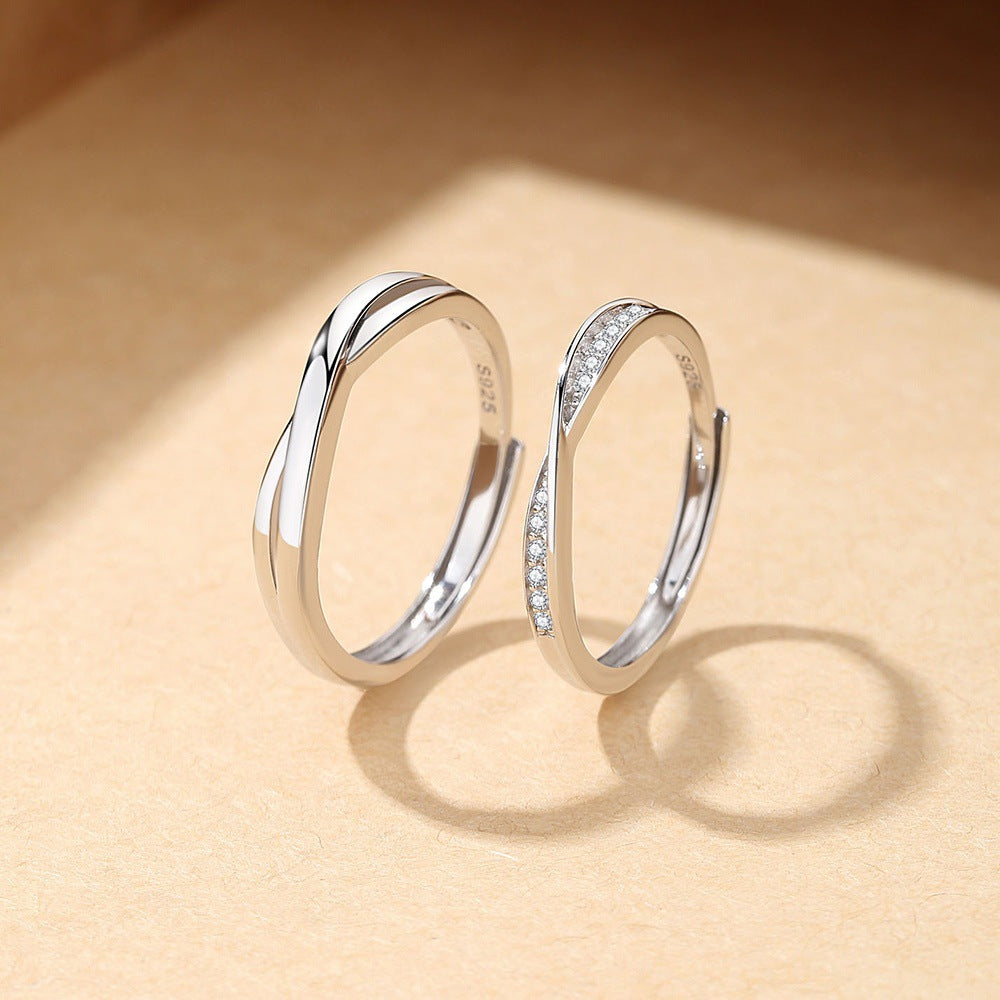 S925 Silver Lovers Rings