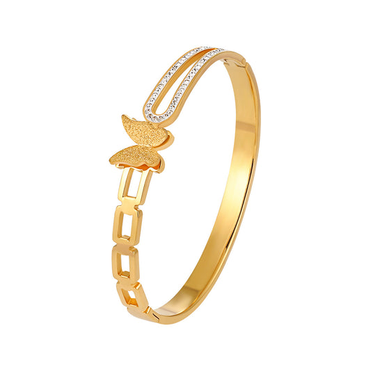 Butterfly Series Gold Bracelet for Women