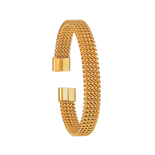 Mesh Collection Gold Bracelet for Women