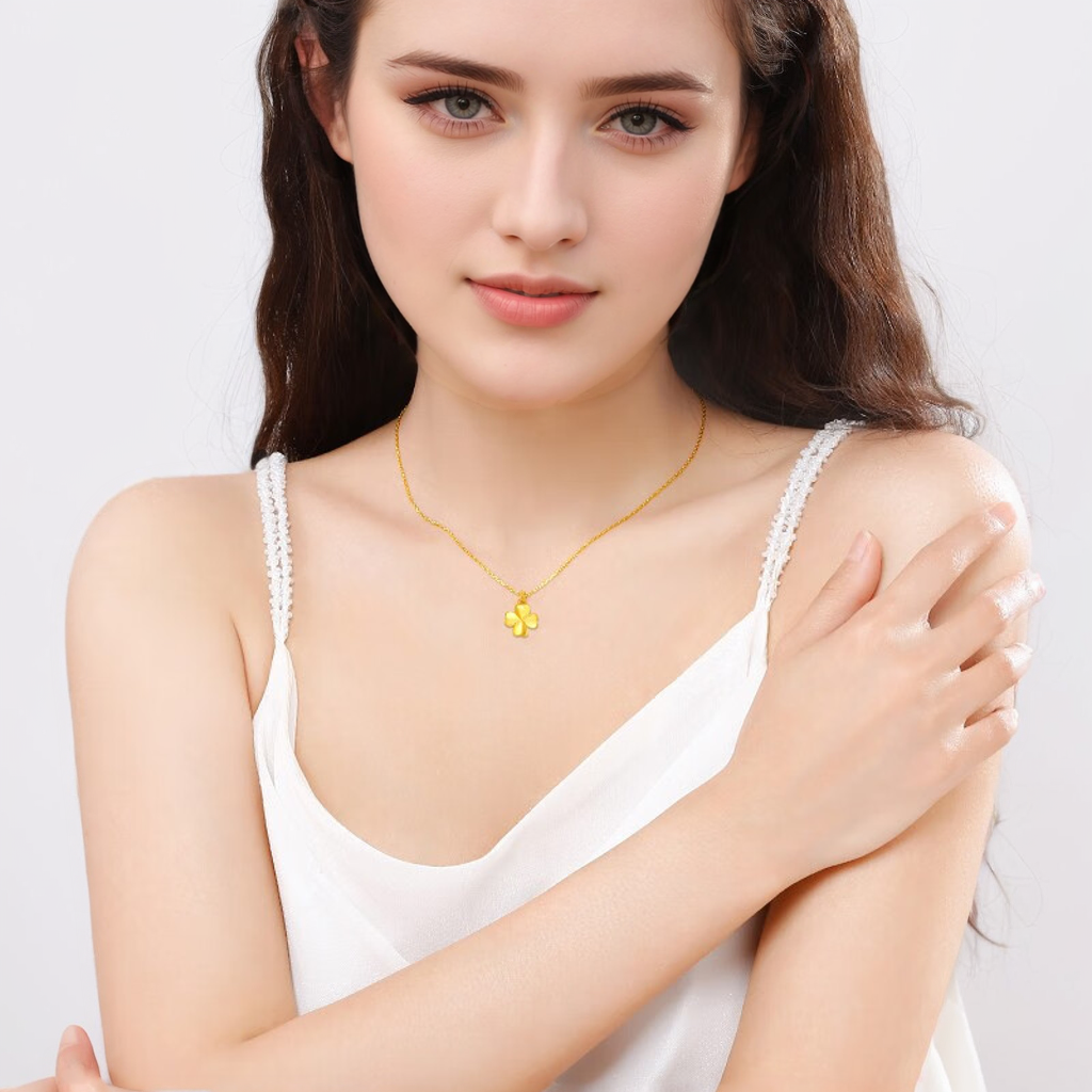 Four leaf clover 18K Women's Necklace