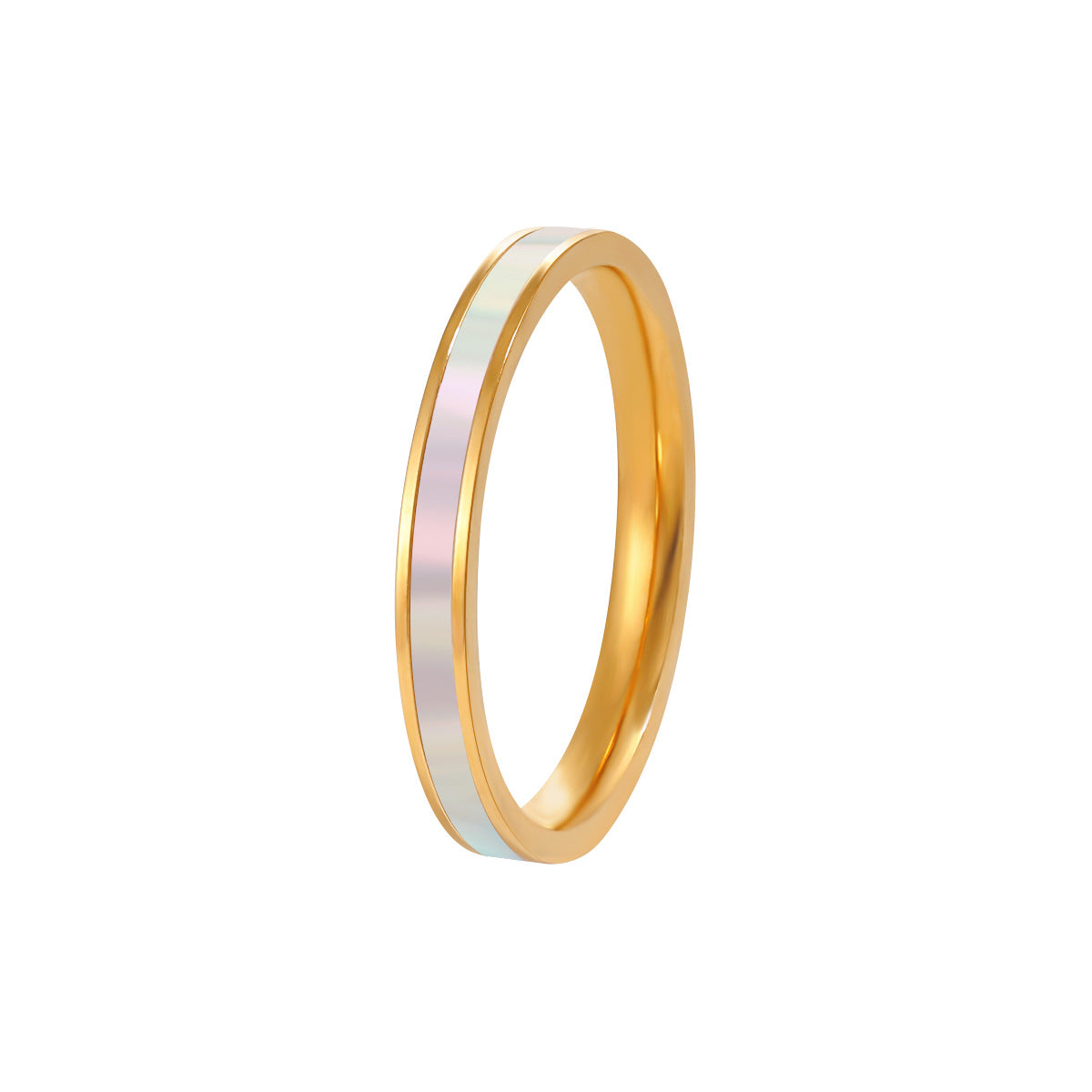 Vegetarian Pearl Gold Rings For Women