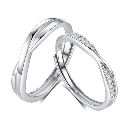 S925 Silver Lovers Rings