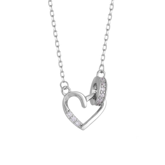 Heart shaped pendant S925 Women's Necklace