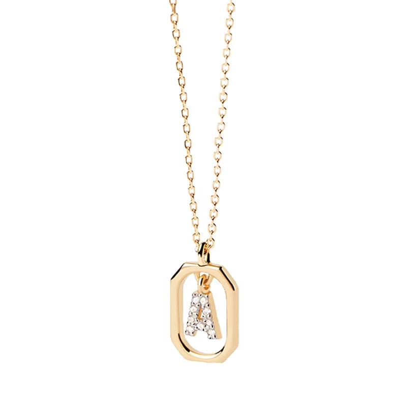 Alphabet Series Gold Necklaces For Women