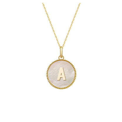 Alphabet Series Gold Necklaces For Women