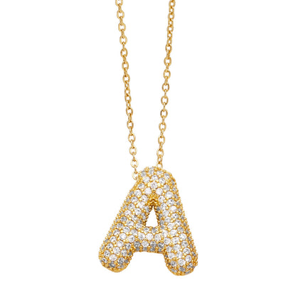 Alphabet Series Gold/Silver Necklaces For Women