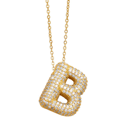 Alphabet Series Gold/Silver Necklaces For Women